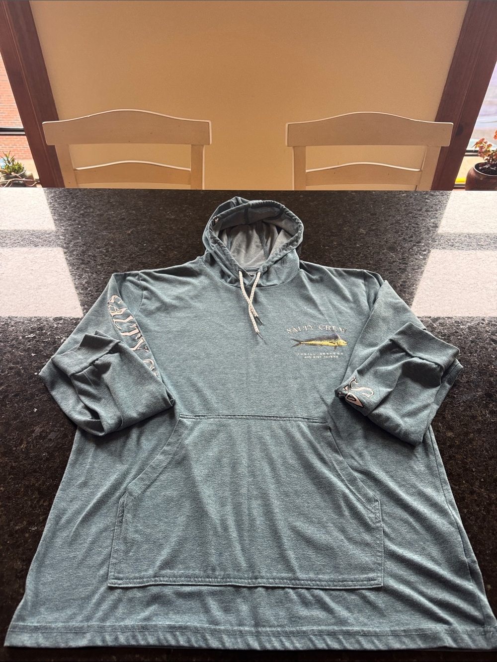 Salty Crew - Teal w/ Graphic/Logo - Pullover Hoodie